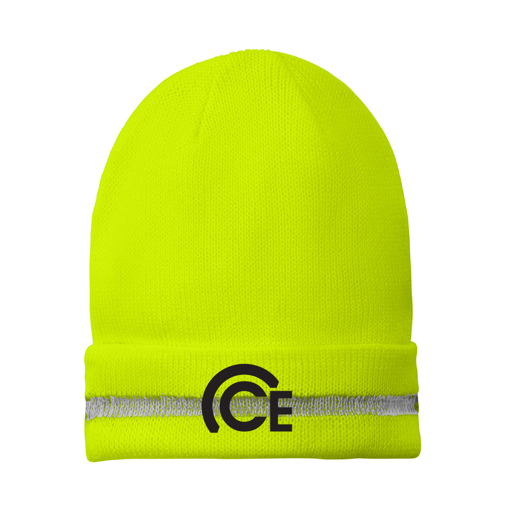 CornerStone Enhanced Visibility Beanie with Reflective Stripe
