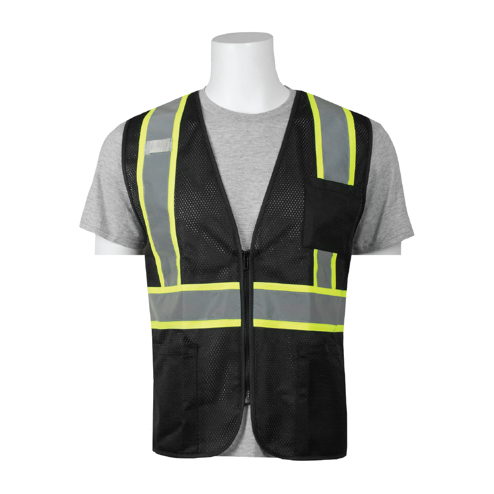 Visitor Black Safety Vest