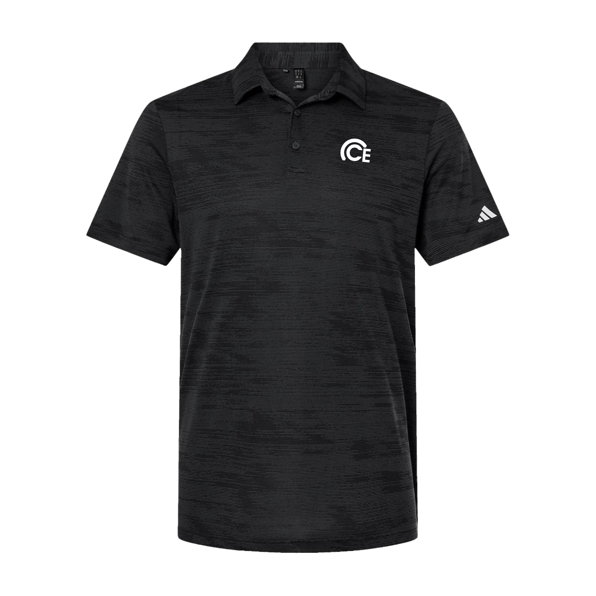 Adidas Textured Stripe Polo